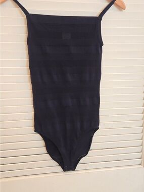 Wolford Navy Bodysuit with Thin Straps